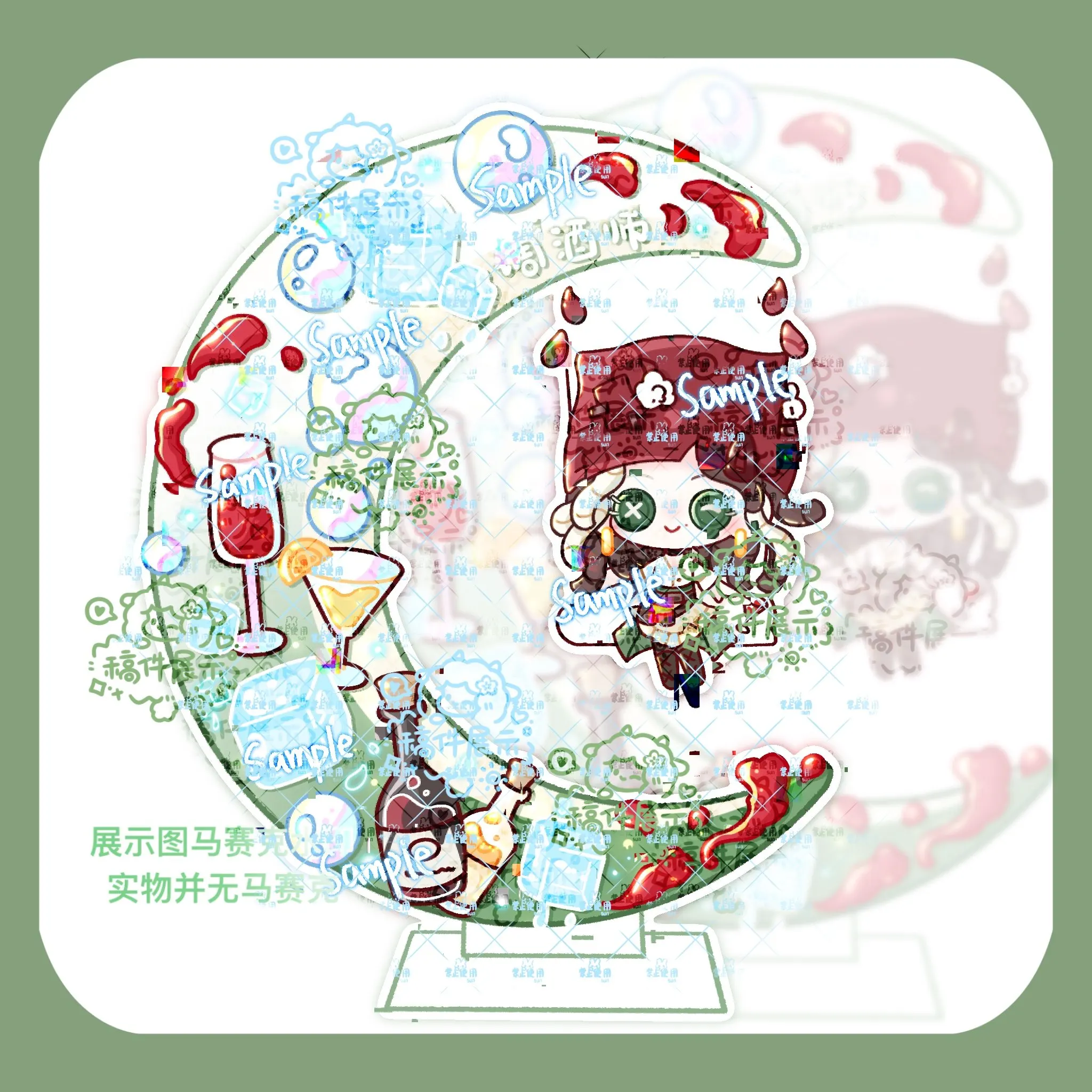 

Акриловая фигурка-подставка Identity Ⅴ Аниме Итаакуа, модель-качалка, декор для стола, настольные украшения, коллекционный подарок