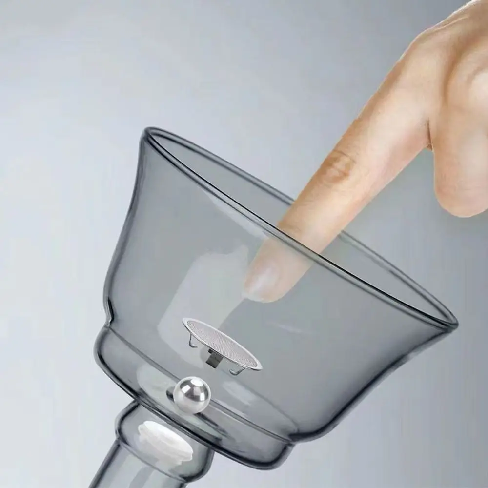 

Стеклянный чайный сервиз Lazy Kung Fu, стеклянная посуда, термостойкий полуавтоматический капельный чайник, набор магнитных переключателей, чайник