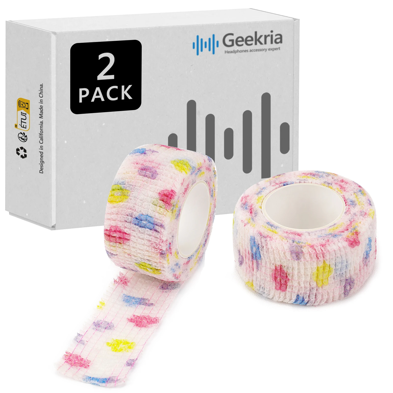 Geekria Funda para diadema de tela no tejida compatible con Sony WH-1000XM5, Skullcandy Crusher ANC, Hesh 3, Soundcore Life Q20