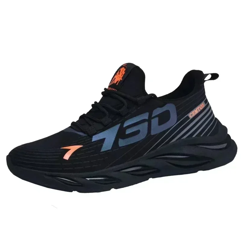 New Summer Mens Breathable Mesh Running Shoes Lightweight Trendy Sports Sneakers for Daily Workout and Outdoor Walking image 5