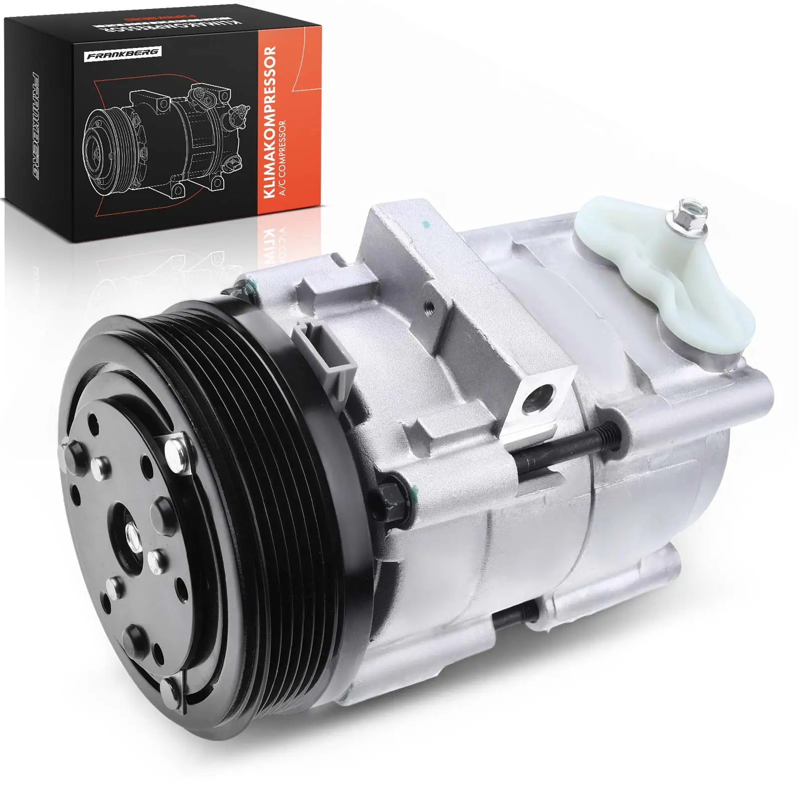 Frankberg 1x Klimakompressor für Ford Maverick 3.0L Mondeo III 2.0L 2.2L Transit 2.0L 1993-2007 94BW19D629AE 6S7119D629AB 1440188