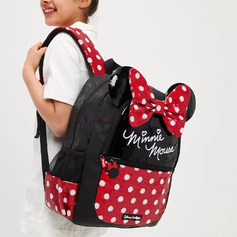 Genuine Australia Smiggle Disney Minnie Mouse Children Student School Bag Stationery Gift Box Wallet Lunch Bag Backpack Gift