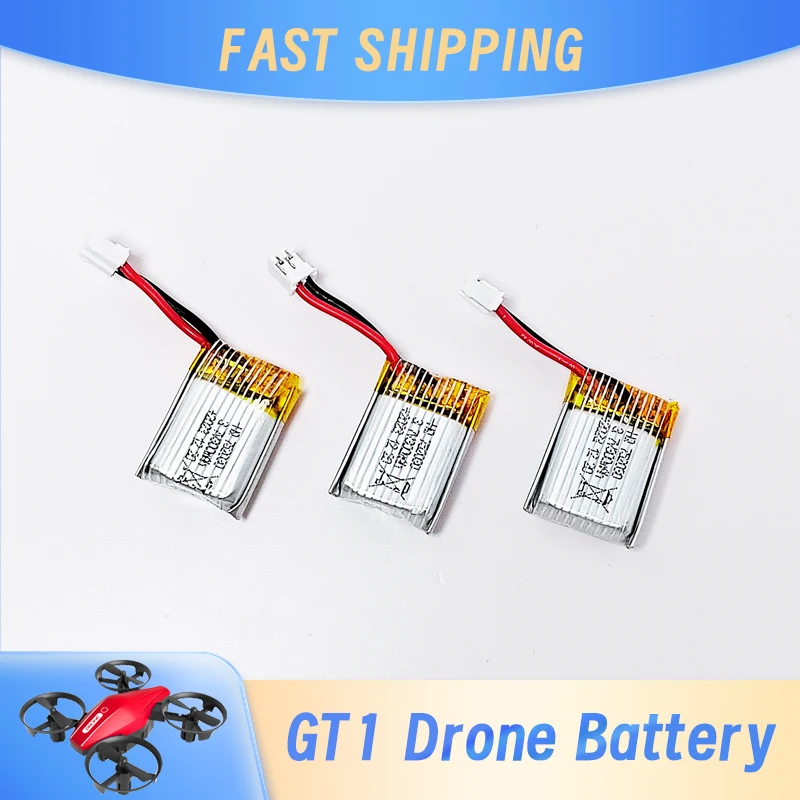 3.7V 300mAh Lipo Battery 1/2/3PCS Spare Part for GT1 RC Helicopter Battery Replacement Accessory