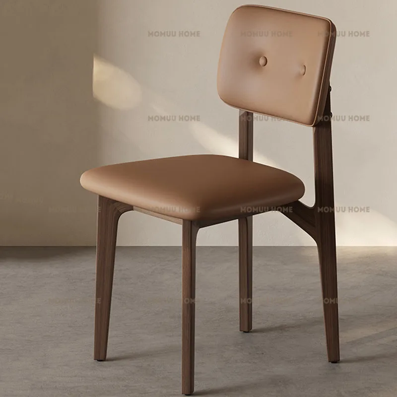 

Comfortable College Dining Chair Show Minimalist Universal Italian European Wooden Minimalist Party Bedroom Silla Room Furniture