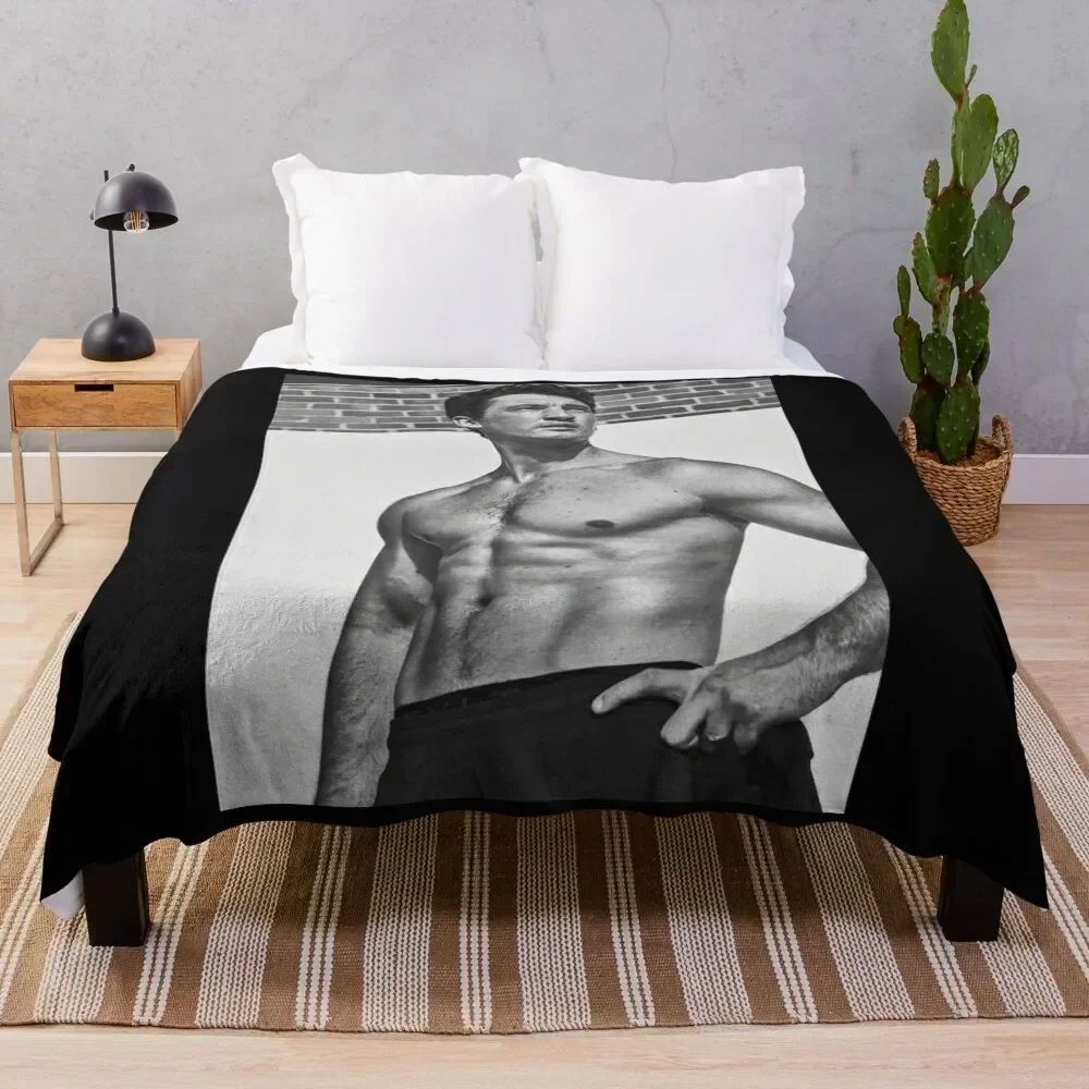 

Miles Teller Throw Blanket Cozy Home Blanket Gift for Christmas Holiday