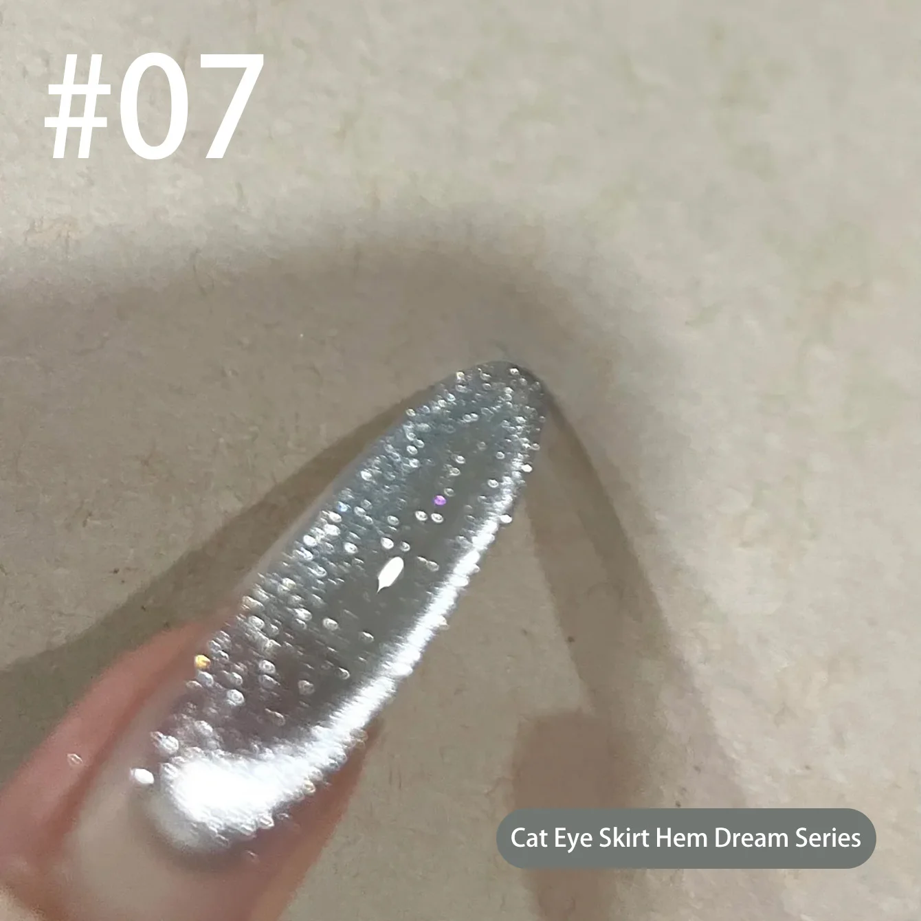 10ml 2026 Neuer Traumhafter Rock Kristall Katzenauge Gel-Nagellack Glitzernde Glasperlen Kristall Katzen-Magnetgel Weihnachtsnägel – Detail 9