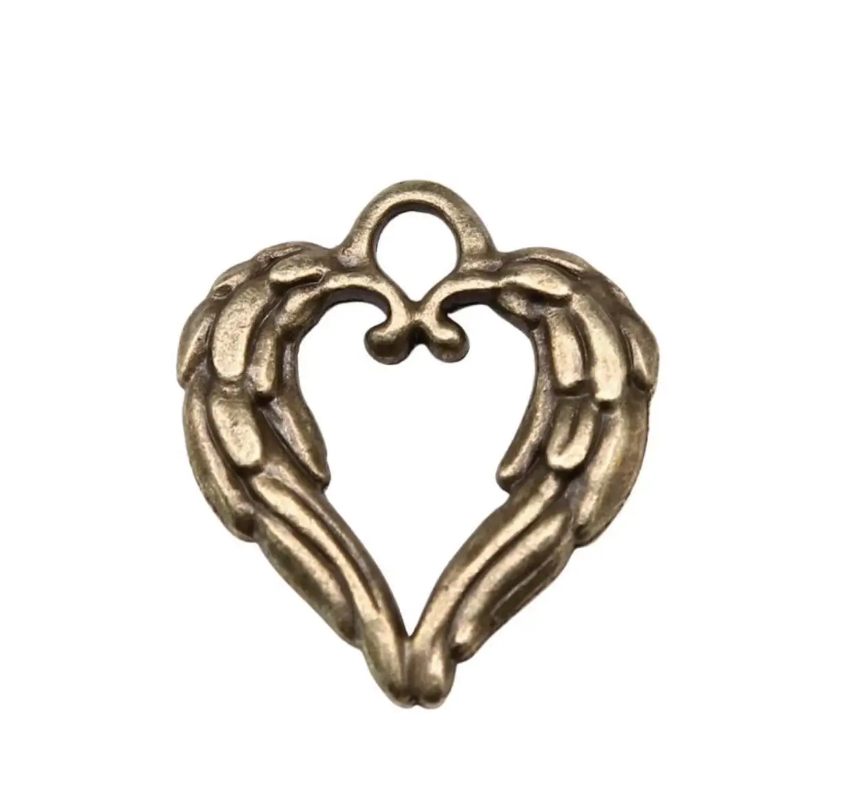 

25pcs 19*17mm Vintage heart shaped pendants for jewelry findings Zinc alloy metal HW3058