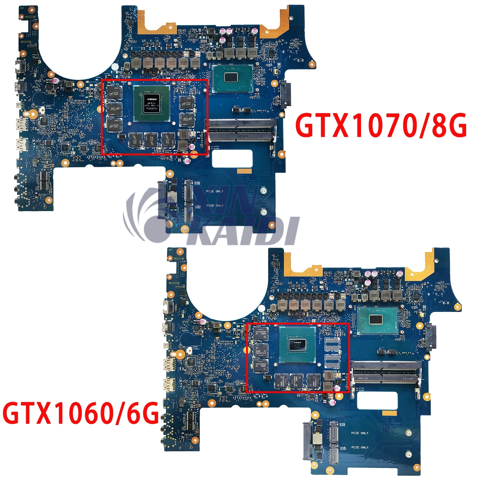 Imagem -02 - Placa-mãe Portátil para Asus Rog G752vs Mainboard G752vsk G752vm G752v I76700hq I7-6820hk Gtx1070 1060