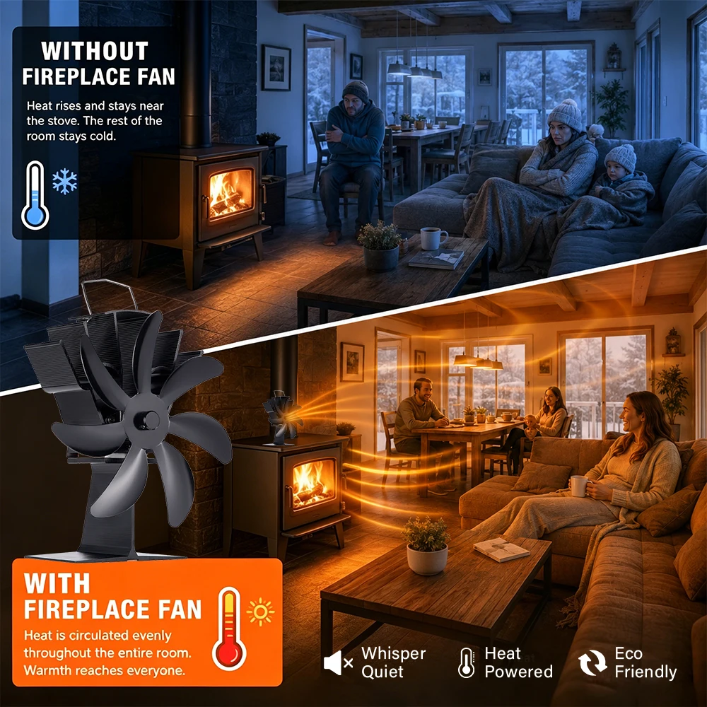 Thumbnail 3 - #6 Best Wood Stove Fans to Buy In 2026