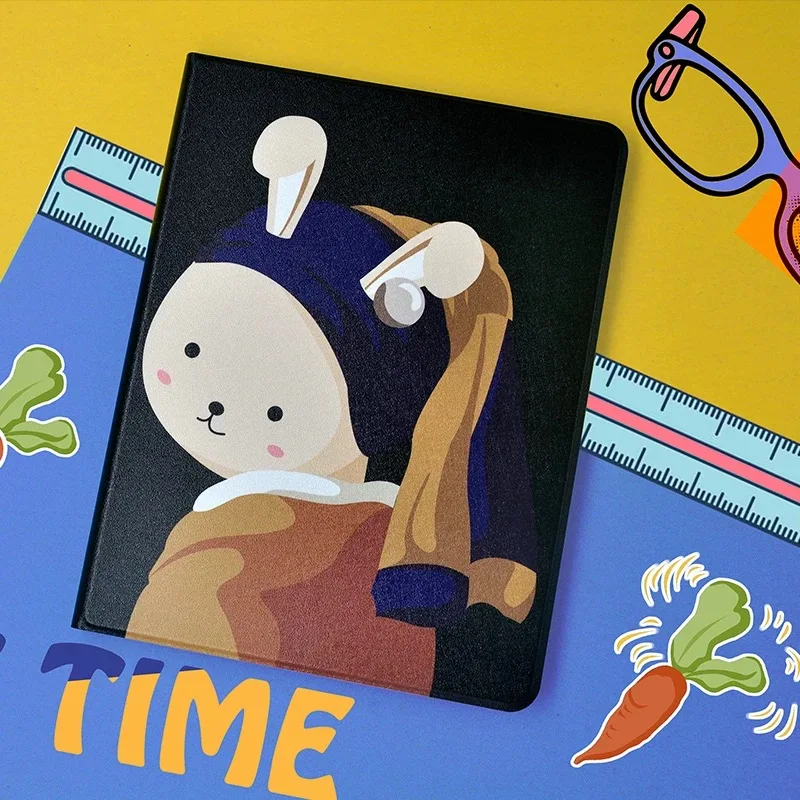 

Suitable for iPad protective cover, cartoon character design, cute