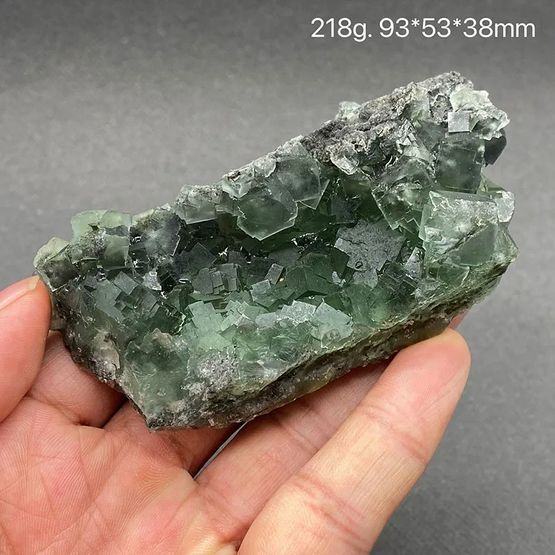 100% natural Xianghua Ridge Green fluorite raw stone mineral specimen healing crystal gem collection