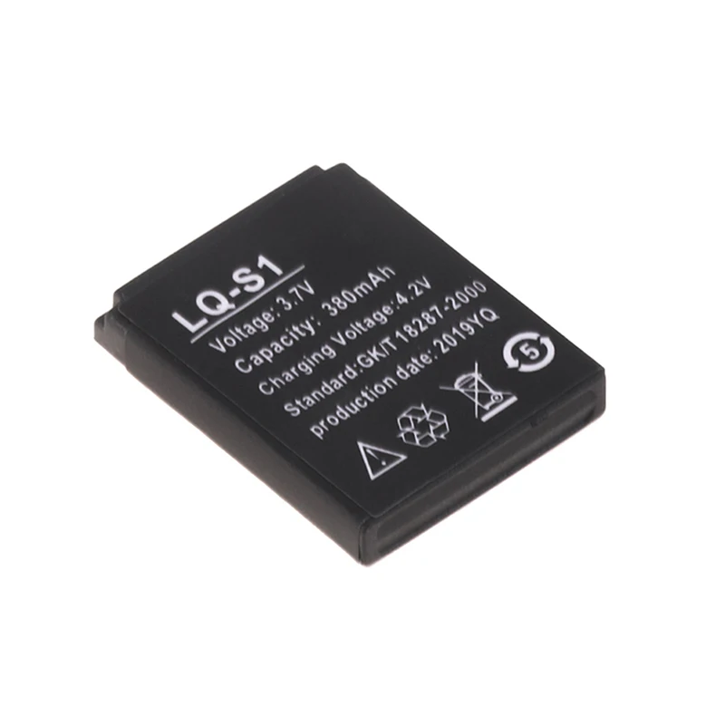 LQ-S1 3.7V 380mAh Rechargeable Li-ion Polymer Battery For Smart Watch AB-S1 DJ-09 DZ09 GJD HKS-S1 FYM-M9 SCX-M9 1pc