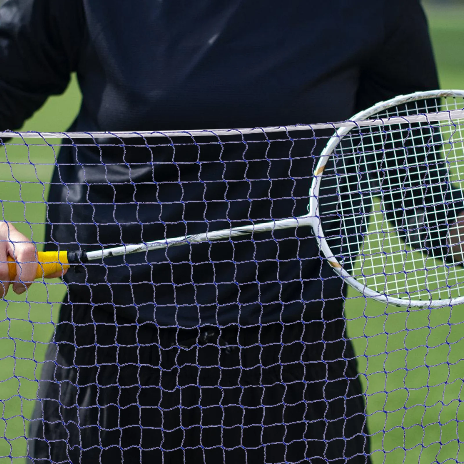 شبكة كرة الريشة خفيفة الوزن وقابلة للطي، تصميم متين، ألوان زاهية، سهلة الإعداد، مناسبة لمختلف رياضات الكرة