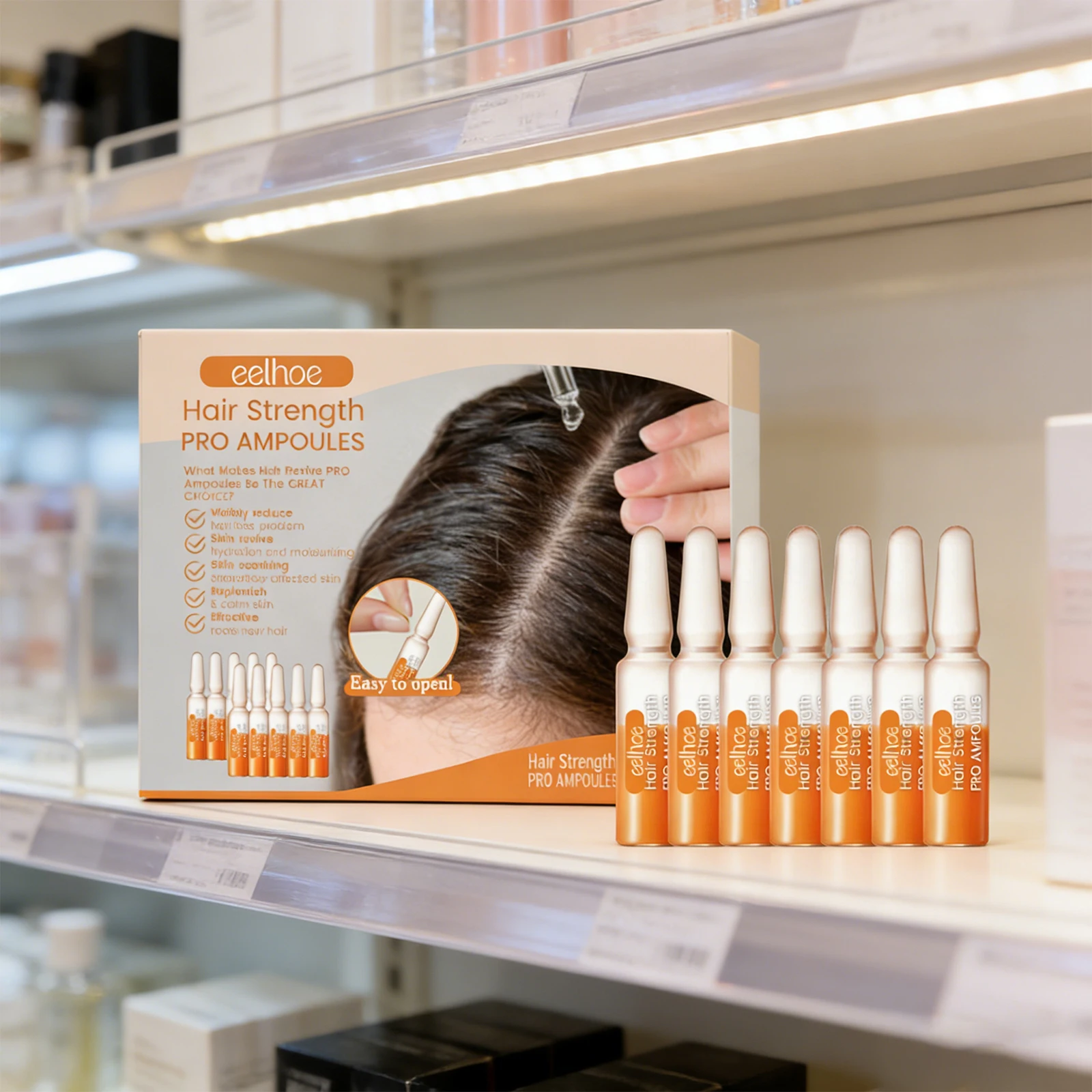 Hair Care Ampoules Effectively Promoting Hair Growth Strengthen Hair Roots Prevent Hair Loss Moisturizing Scalp Repair Essence