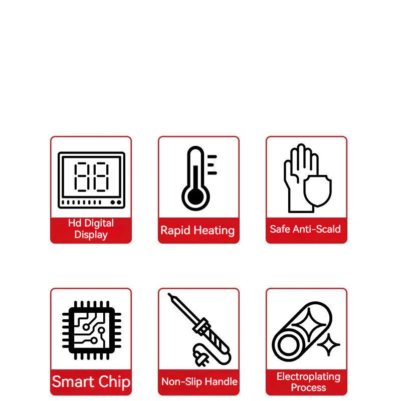 Adjustable Temperature Electric Soldering Iron 60W Welding Solder Rework Station Heat Pencil Tips Repair Tools Soldering Iron