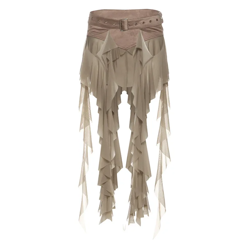 

2025 г., трансграничный новый стиль, модная повседневная тенденция, нестандартная универсальная женская одежда с стримером на талии