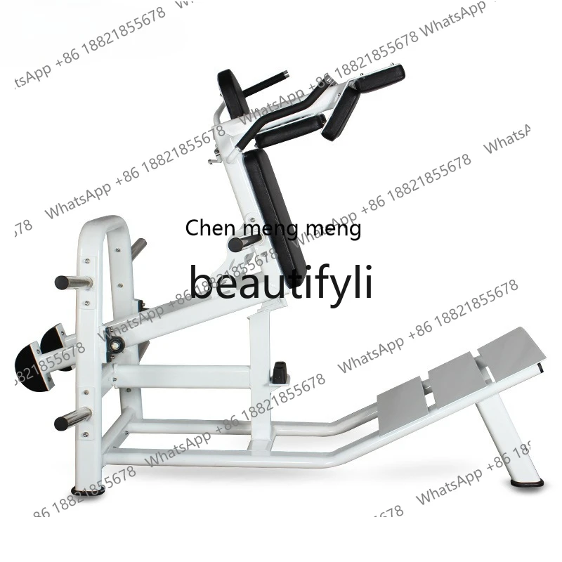 

Barbell Plates Squat Fitness Equipment Maintenance-Free Hanging Plate Style Hack Squat Rack Trainer
