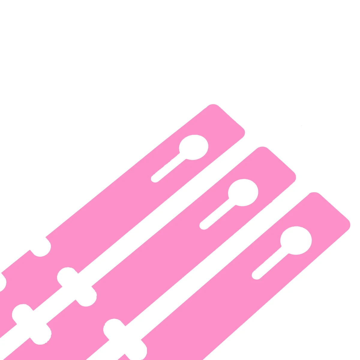 

100Pcs Waterproof Plant Tags Plastic Plant Labels 2x20cm Large Writing Surface Garden Marker Nursery Stakes