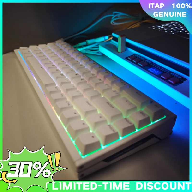 

Mchose Ace 68 Turbo клавиатура с магнитным переключателем 16k Rgb игровая киберспортивная клавиатура из алюминиевого сплава на заказ 0,001 мм эргономичная ПК геймер