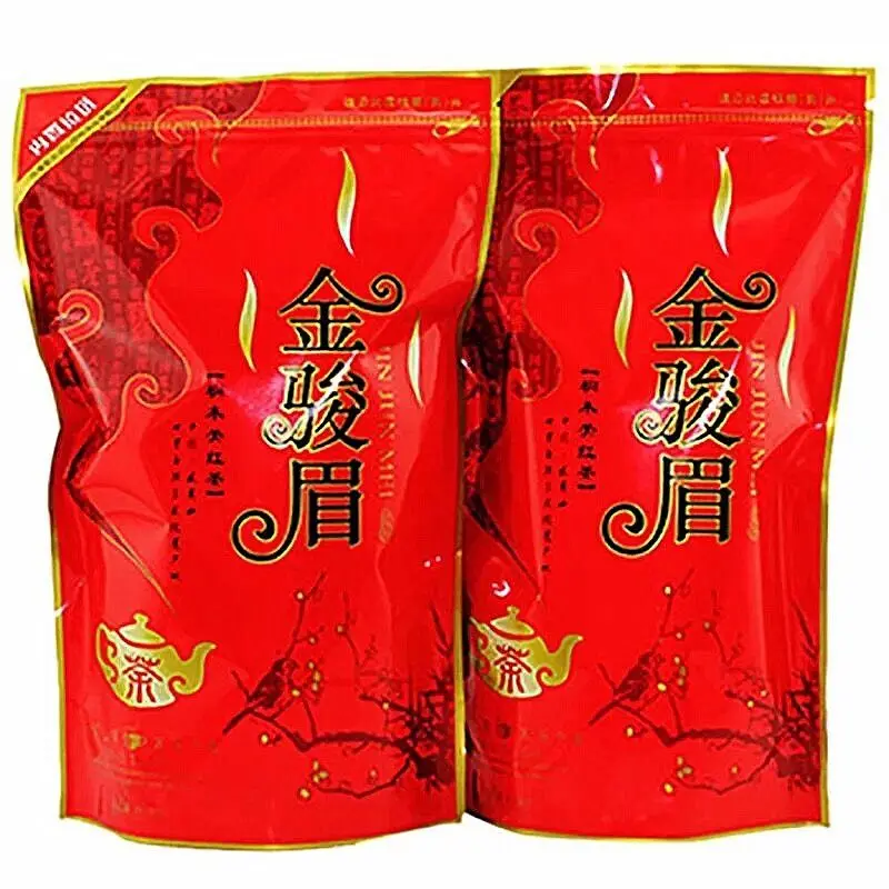 China Jin Jun Mei Black Tea Thick Paper Zipper Bag Self-sealing Bag Universal Jinjunmei NO Packing Bag