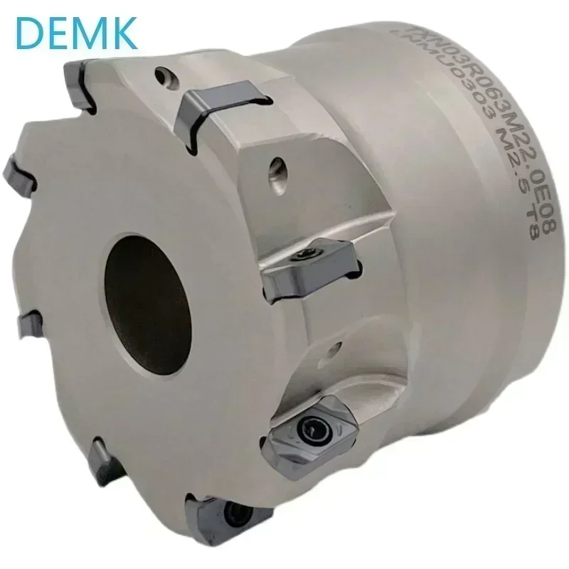 Imagem -04 - Suporte de Fresagem Dupla Face de Alimentação Rápida Série Exn03r para Lnmu0303 Lnmu0303zer Inserções de Carboneto de Alumínio Cnc Fresa Facial