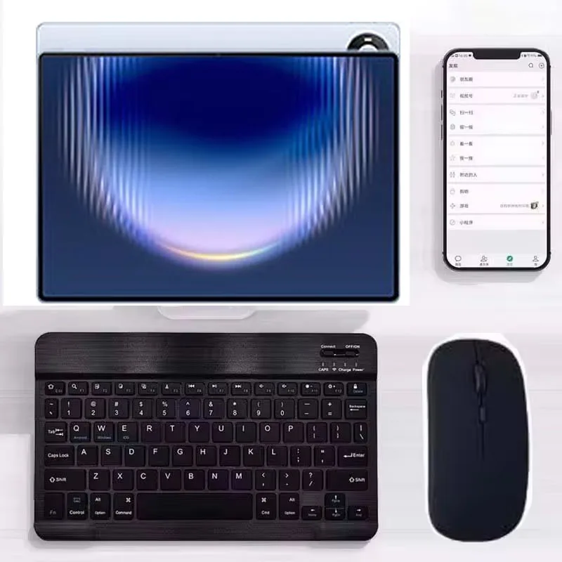 

for Huawei MatePad Pro Max 12X MatePad Air Keyboard with Bluetooth 78Key 10inch Rechargeable Wireless Keyboard Mouse Set Combo