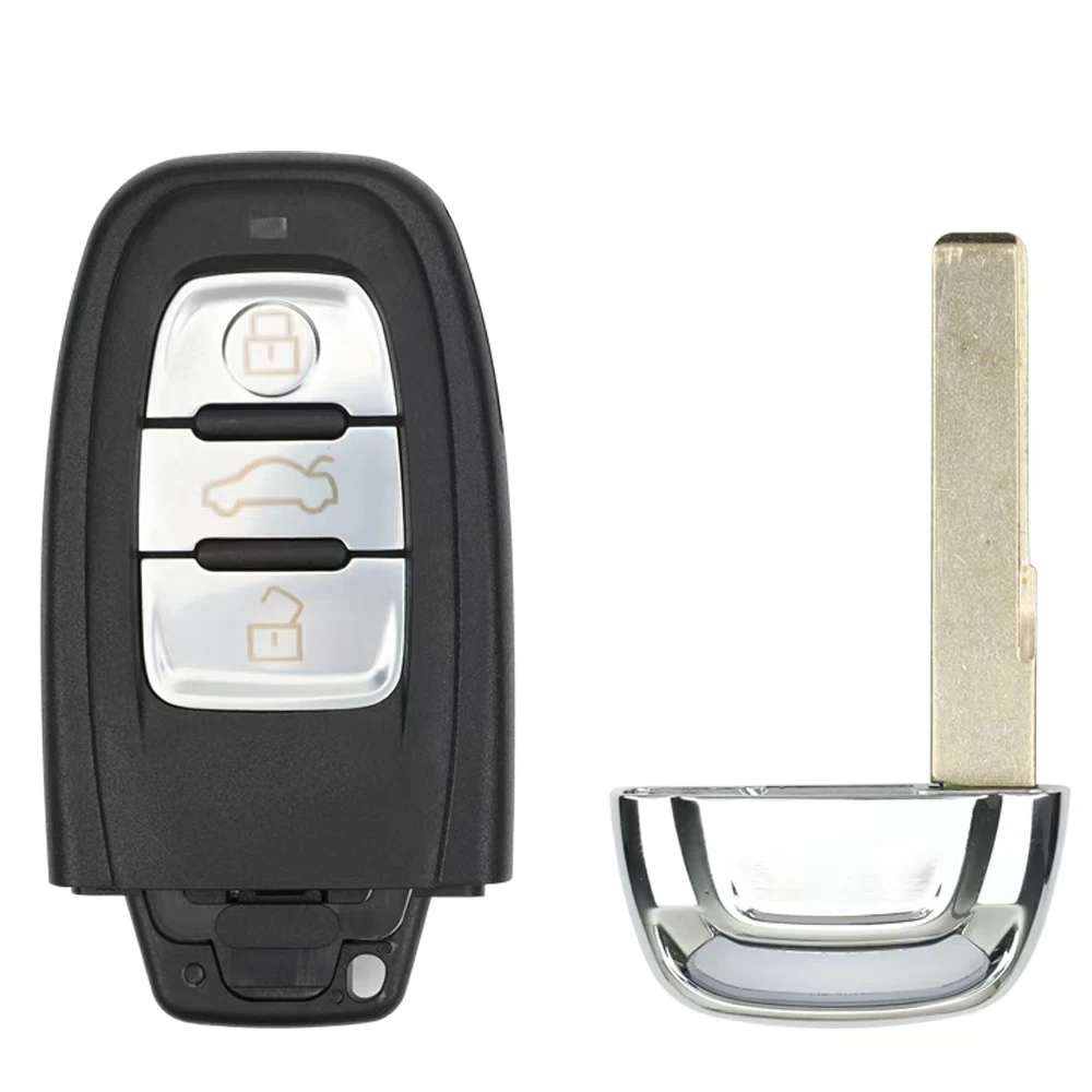 Jingxin 3/4-Tasten Smart Remote Schlüsselgehäuse für Audi A4l A3 A4 A5 A6 A8 Quattro Q5 Q7 A6 A8 Ersatz-Autoschlüsselgehäuse – Detail 2