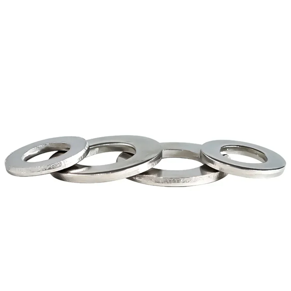 2-100pcs 304 Stainless Steel Large Flat Washer M1.6 M2 M2.5 M3 M4 M5 M6 M8 M10-M22 Din9021 Big Metal Gasket Meson Plain Washers