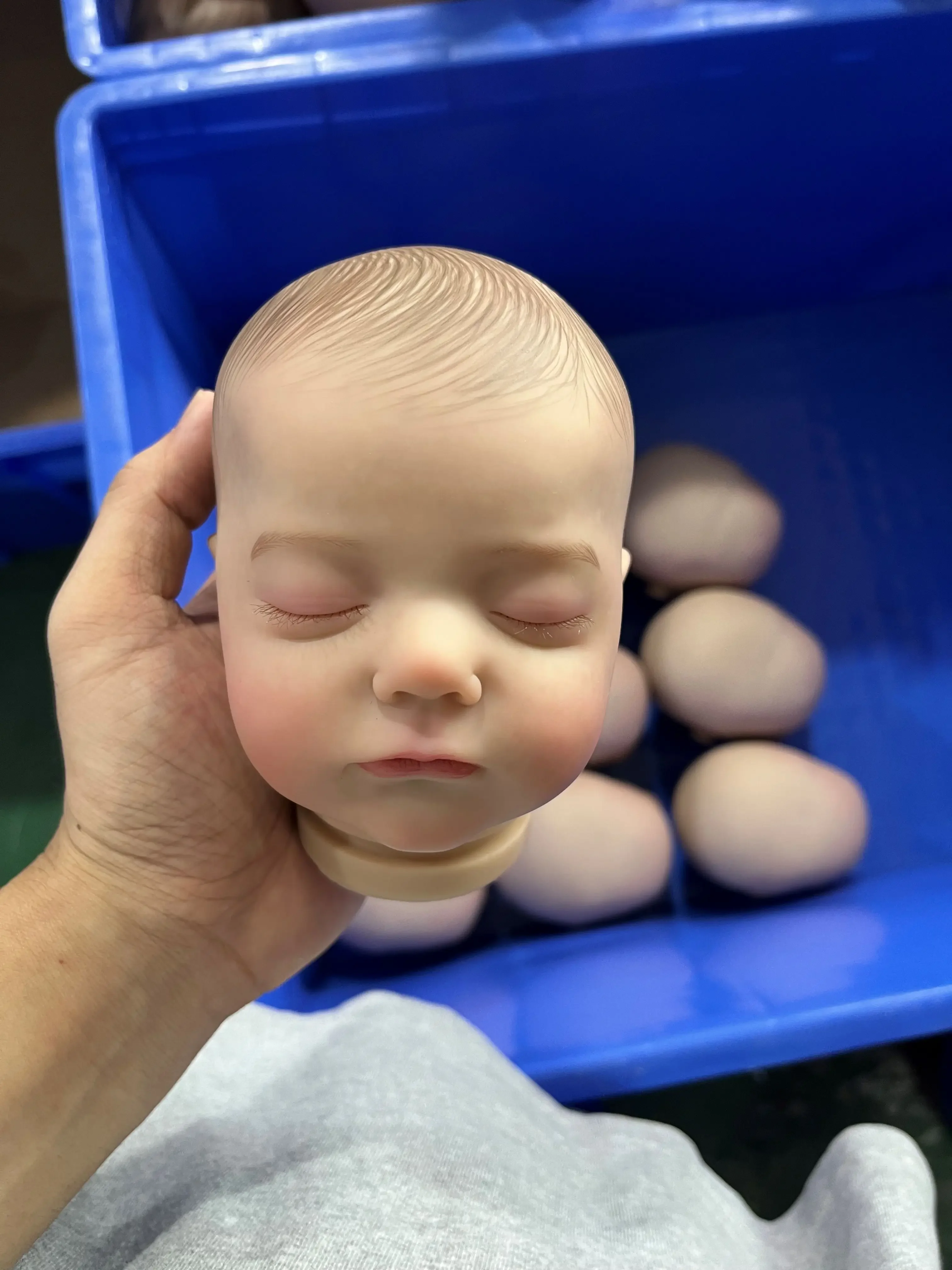EGO 20inch Already Painted Finished Reborn Doll Alessia with Cloth Body Hand Painted with Visible Veins