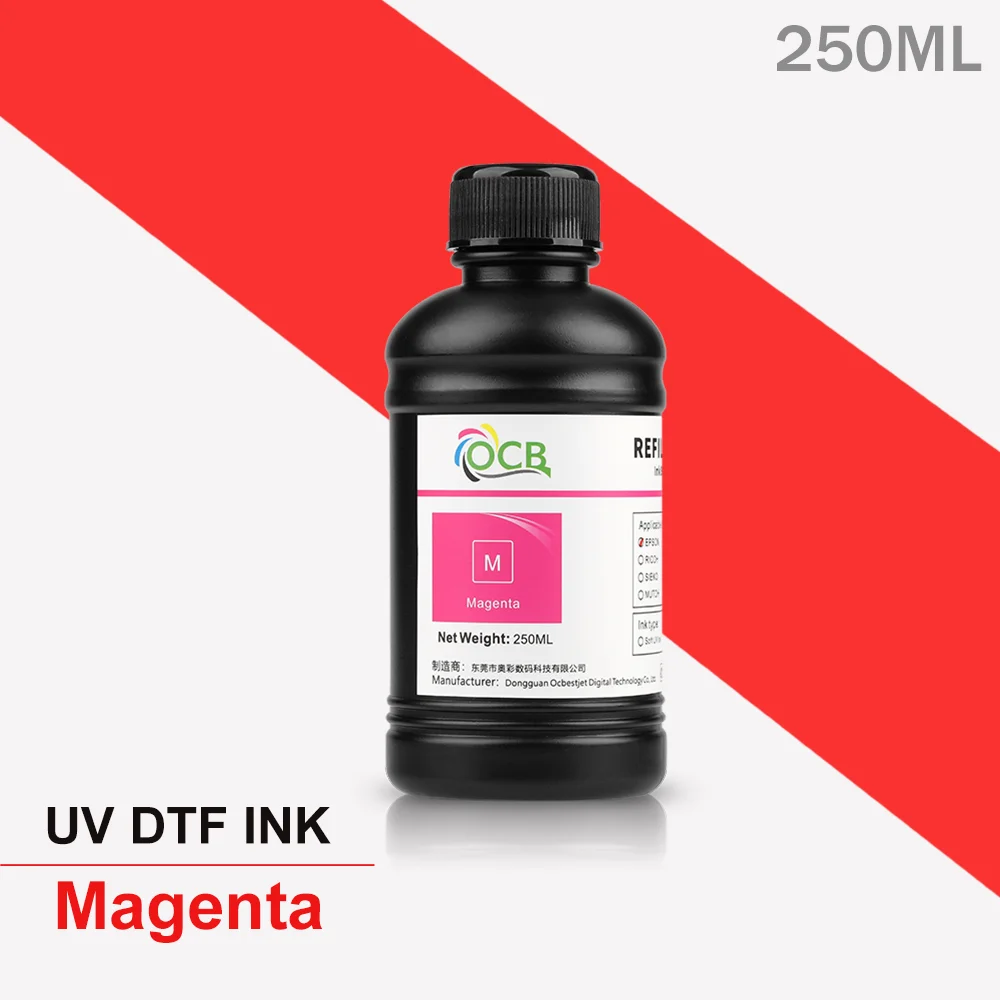 UV DTF Ink 250ml/Bottle UV DTF Film A B Crystal Sticker UV Varnish For DX4 DX5 DX6 XP600 TX800 L800 L805 R1390 R1400 UV Printer