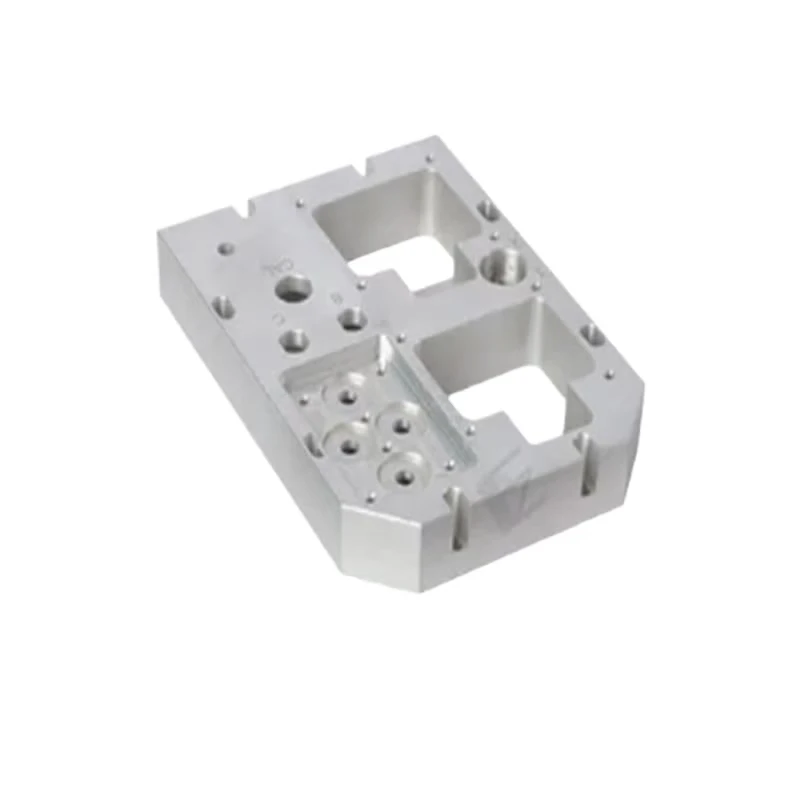 Anode oxygen cost-effective aluminum alloy precision CNC machined double-hole mounting plate
