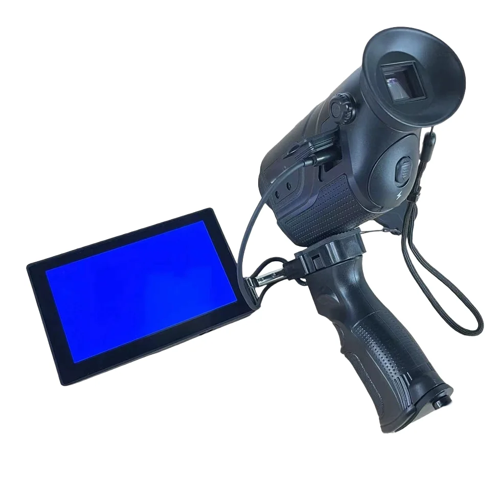 Thermal Monocular LCD Screen Night Vision Scope Telescope 5inch Waterproof HD External Handheld Digital Viewer Moniter 860*520