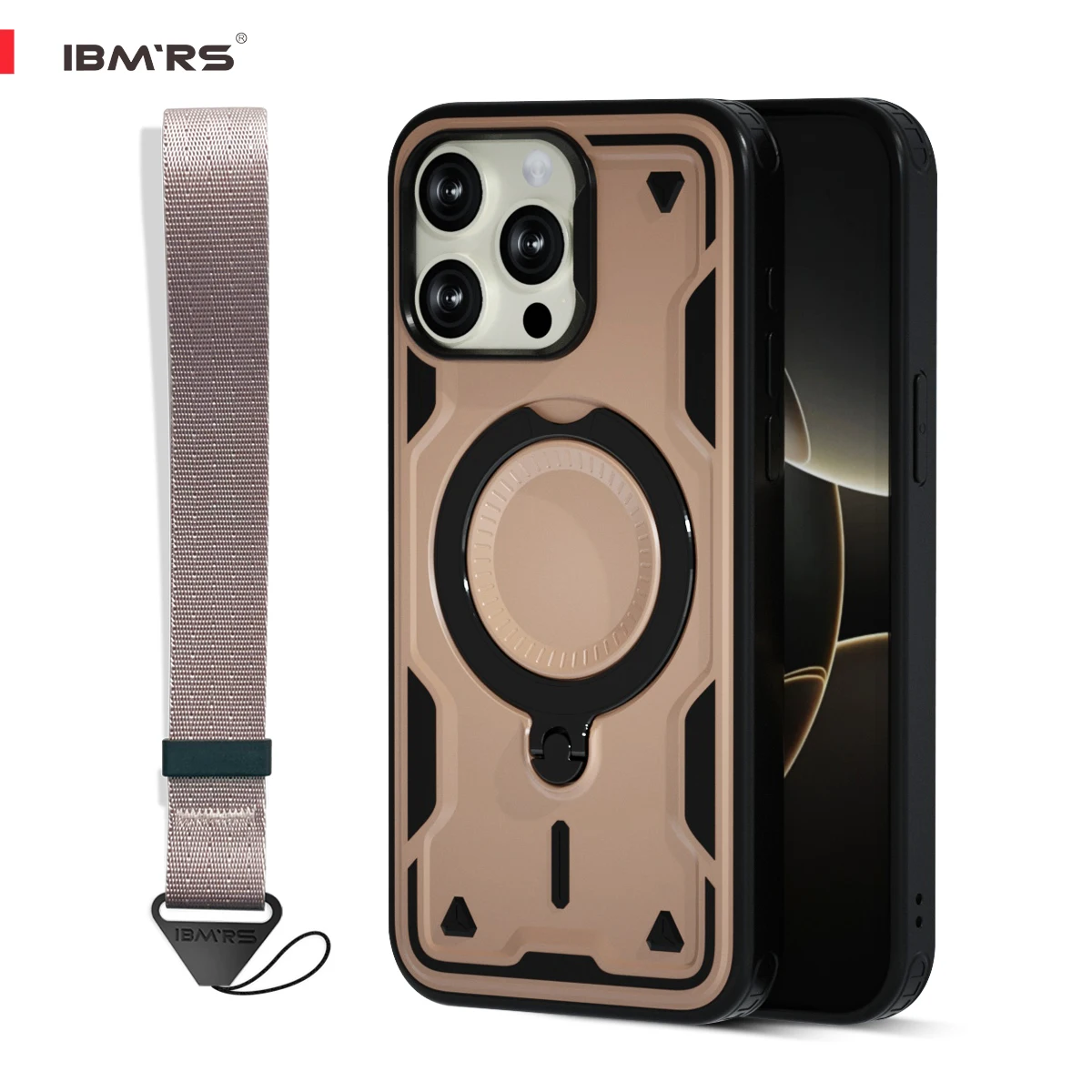 

For iPhone 14/14 Pro/14 Pro Max/14 Plus Case,[Magnetic Kickstand] Military Grade Cover with Shockproof & Lanyard Hole
