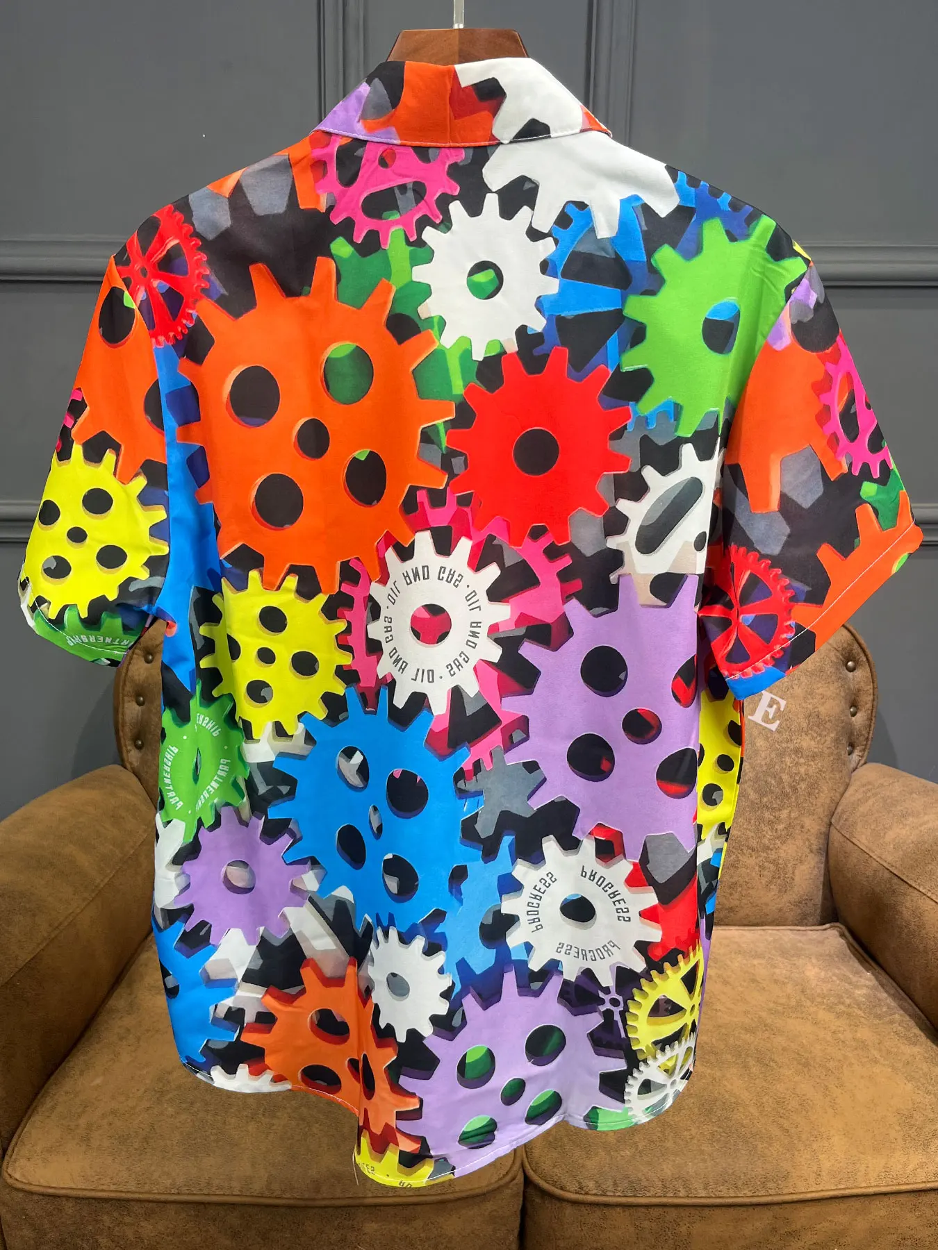 Fun Vibrant Graphic Print Summer Men's Short Sleeve Shirt Street Hip Hop Fashion Hawaii Beach Casual Top Shirt Gifts