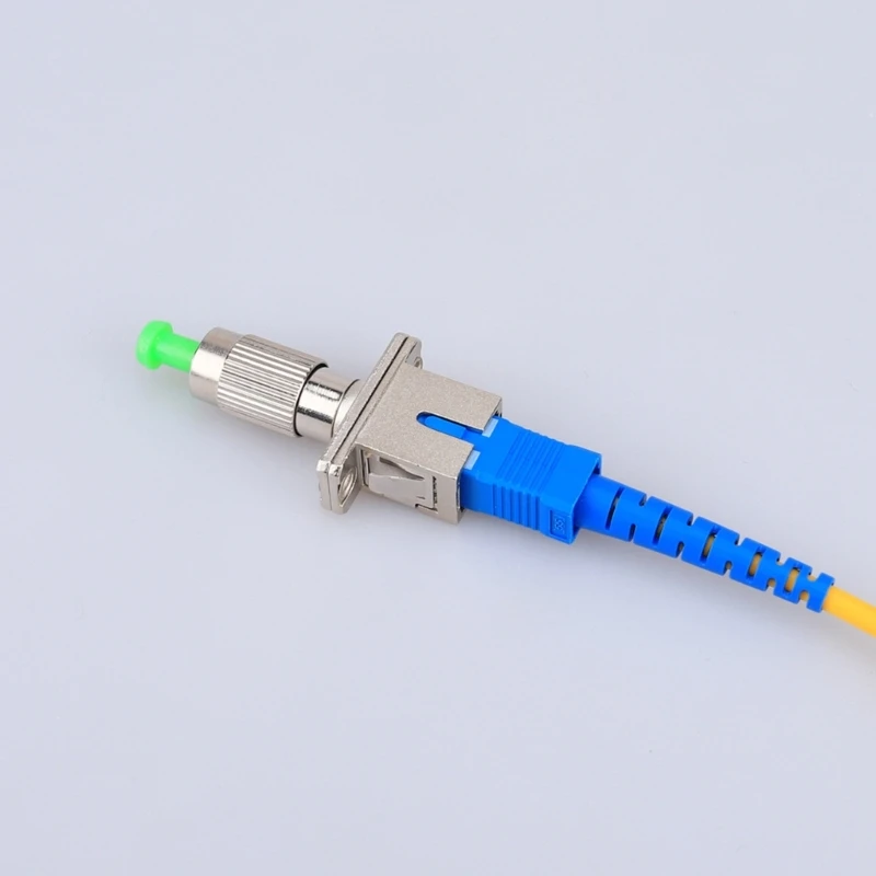 Reusable FC Male to SC Female Optical Fiber Cable Adapter Singlemode /Multimode Adapter Coupler High Reliability