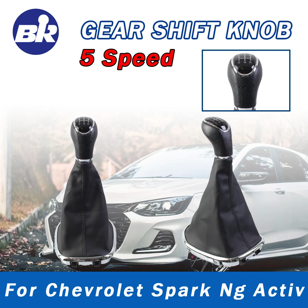 

5 Speed Manual transmission Gear Shift Knob Gaiter Boot Cover For Chevrolet Spark Ng Acti Car Accessories Interior Car Styling ﻿