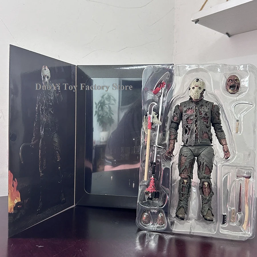 NECA Freitag Jason Die 13. Figur Neue Blut Jason Voorhees Action Figur Teil VII Horror Halloween Sammlung Spielzeug Puppe Geschenke