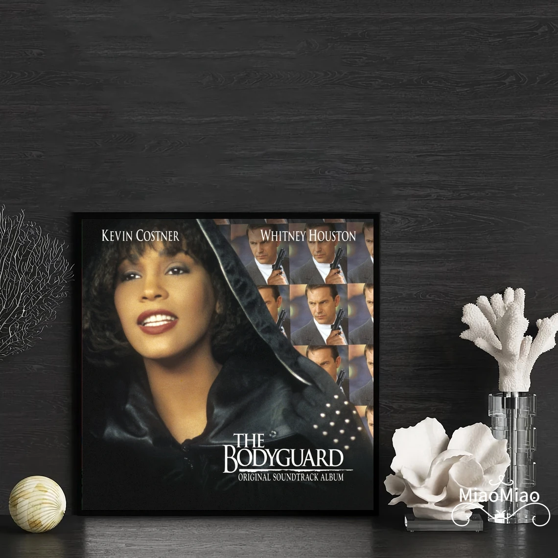 Whitney Houston The Bodyguard Music Album Poster Canvas Art Print Home Decor Wall Painting ( No Frame )