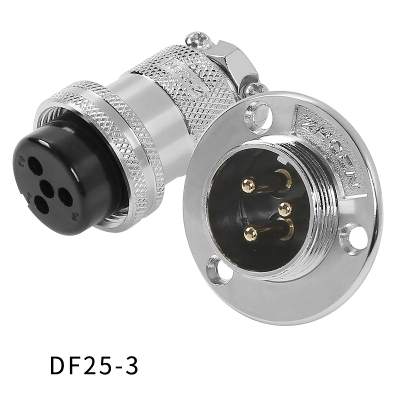 25mm Positive Cable Connector Featuring Screw Locking Design and Dustproof Protection for Long Term Reliability