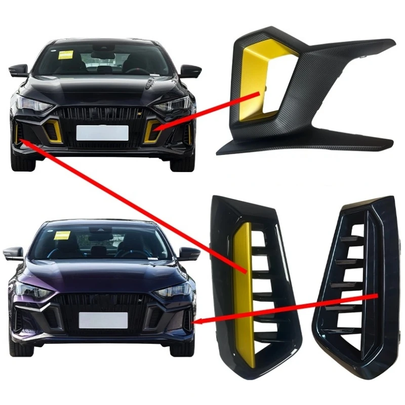 

Front Bumper Trim Fog Lamp Frame for Trumpchi EMPOW J15 J16 Car Fog Light Cover One Pair Auto Accessories