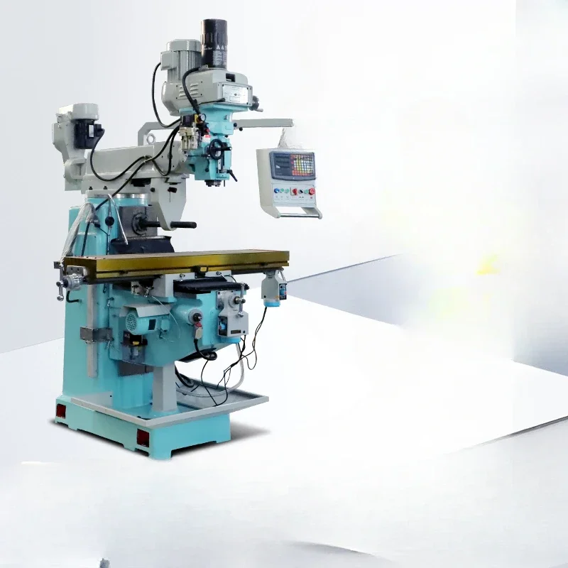 

Turret milling machine 5H/4H automatic lifting vertical milling machine 5HW original vertical and horizontal rocker digital disp