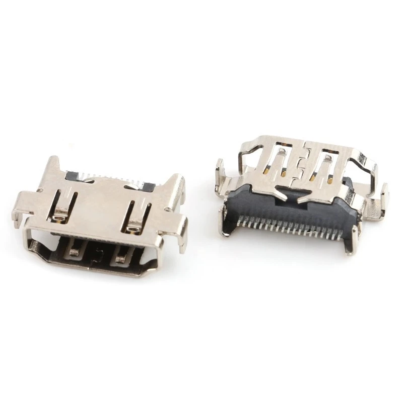 Интерфейс HDMI Плата прямого тонущего HDMI Cl-0,8 мм Женское сиденье 19pUSB Разъем Разъем высокого разрешения