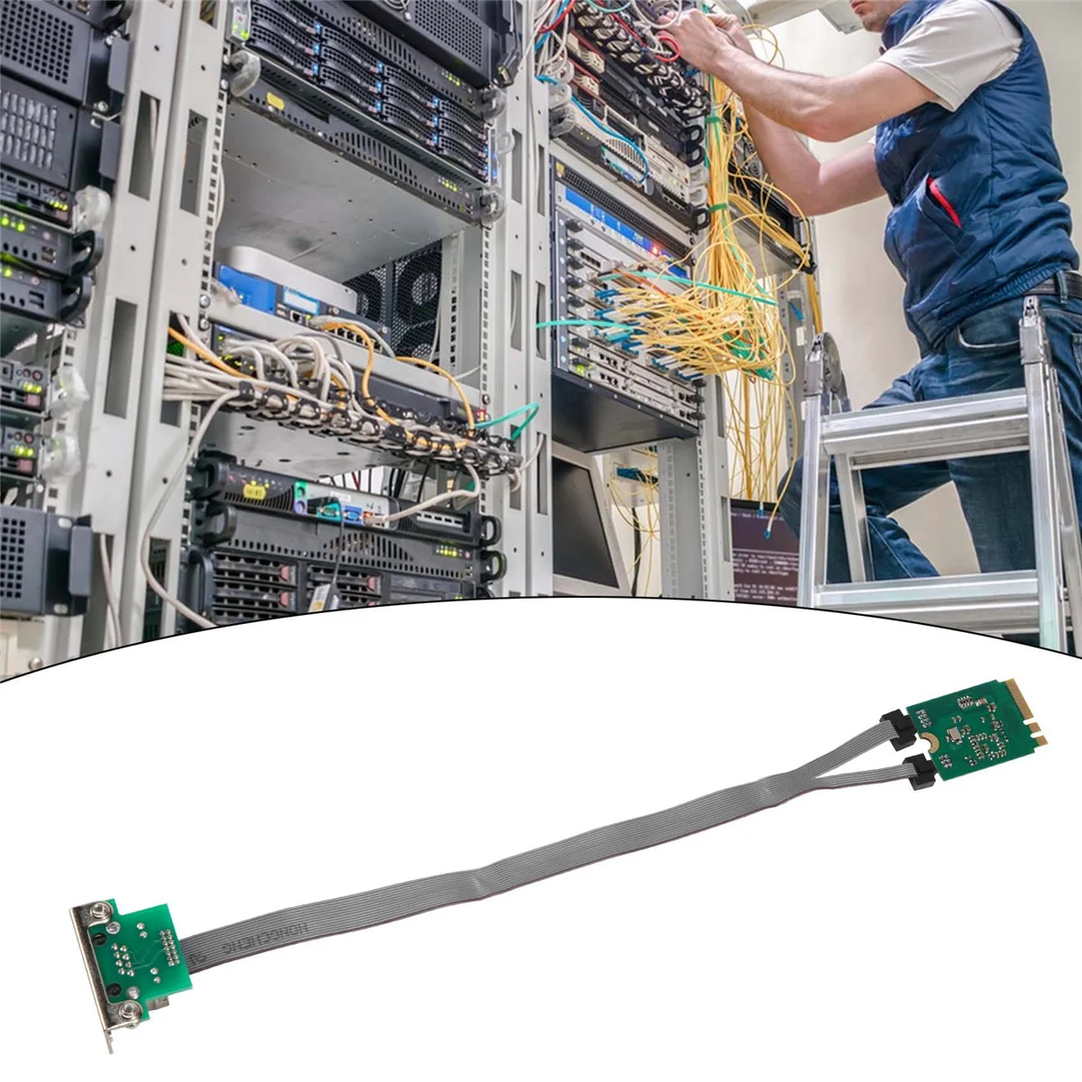 بطاقة شبكة صغيرة بسي m.2 a + e إلى rtl8111f ، جيجابت إيثرنت ، منفذ واحد ، rj45