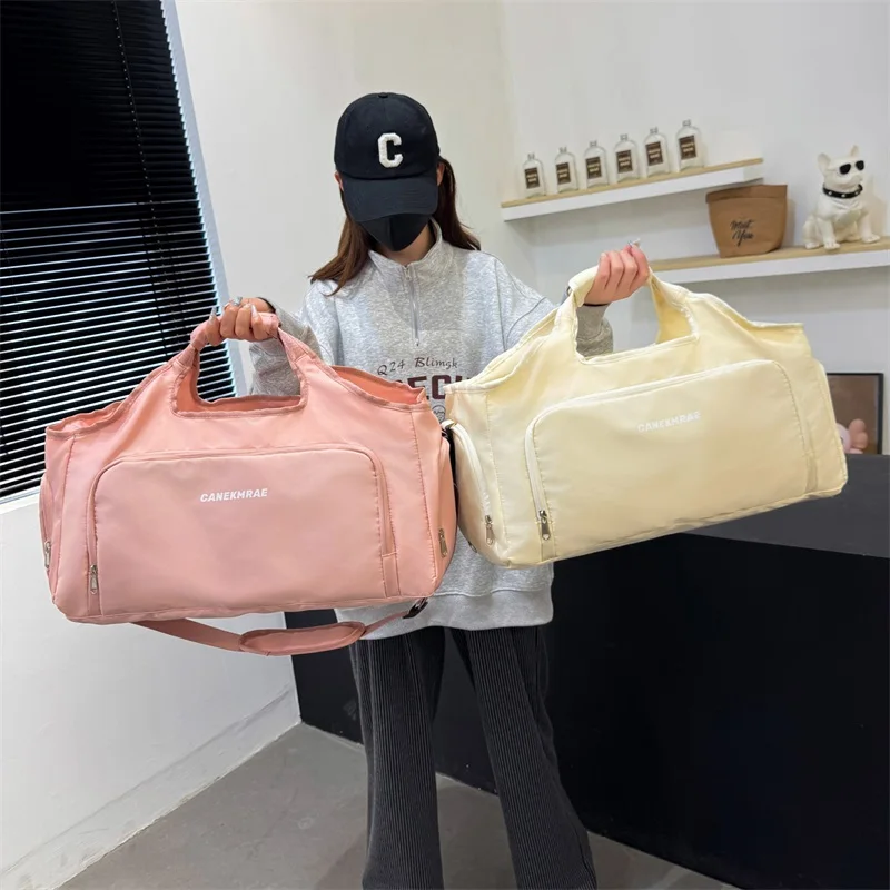 Short Distance Travel Bag Dry Wet Separation Light Good-looking High-capacity Multi-function Single Shoulder Crossbody Bag