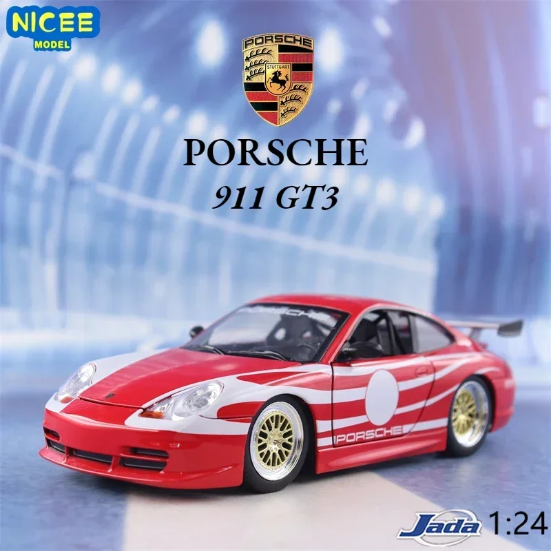 1:24 Porsche 911 GT3 High Simulation Alloy Car Model Diecast Metal Vehicle Decoration Collection Toy Boy Gift J329