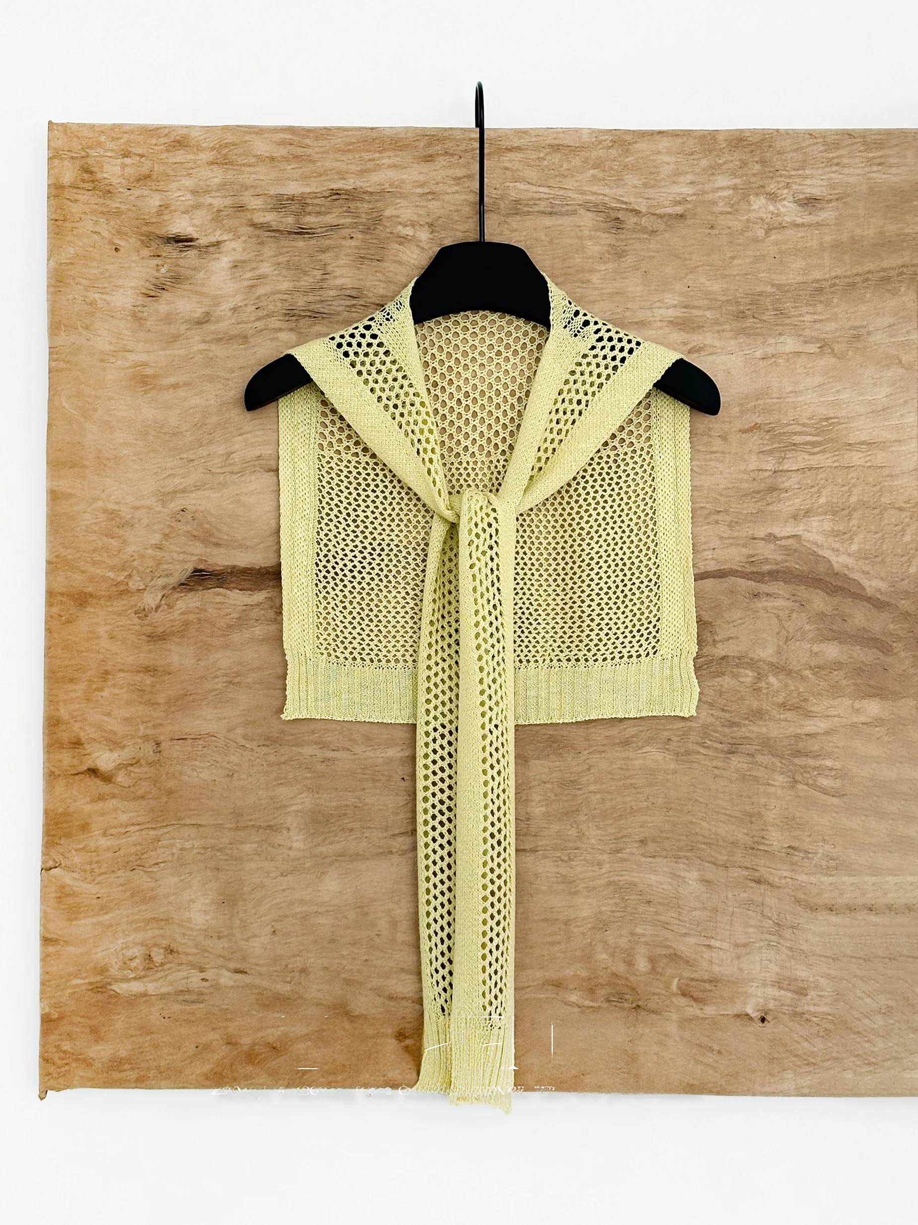 licheng-春夏軽量中空テクスチャードショール女性のオフィスアウター装飾ショルダーラップ韓国スタイル