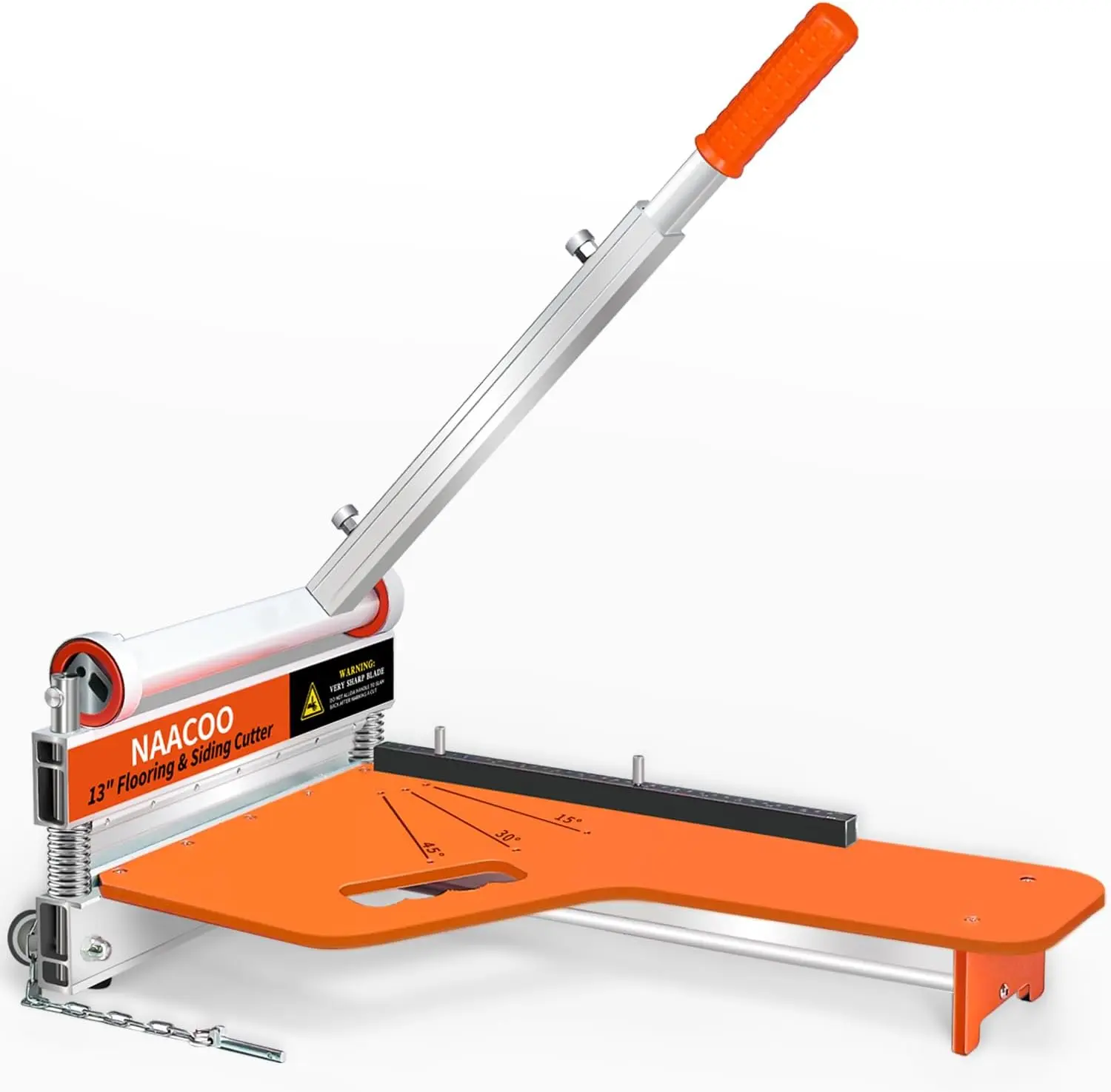 

Floor Cutter, 13” Vinyl Plank Cutter with Wheel – Just 1 Step Meet Angle&Length Cutting, LVP/T, VCT, SPC, WPC