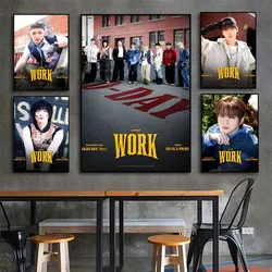 A-ATEEZ - GOLDEN HOUR Part.1 The 10th Mini Album Concept Poster Poster Stickers Art Wall Murals Decor Game Room Decor Gifts Ka