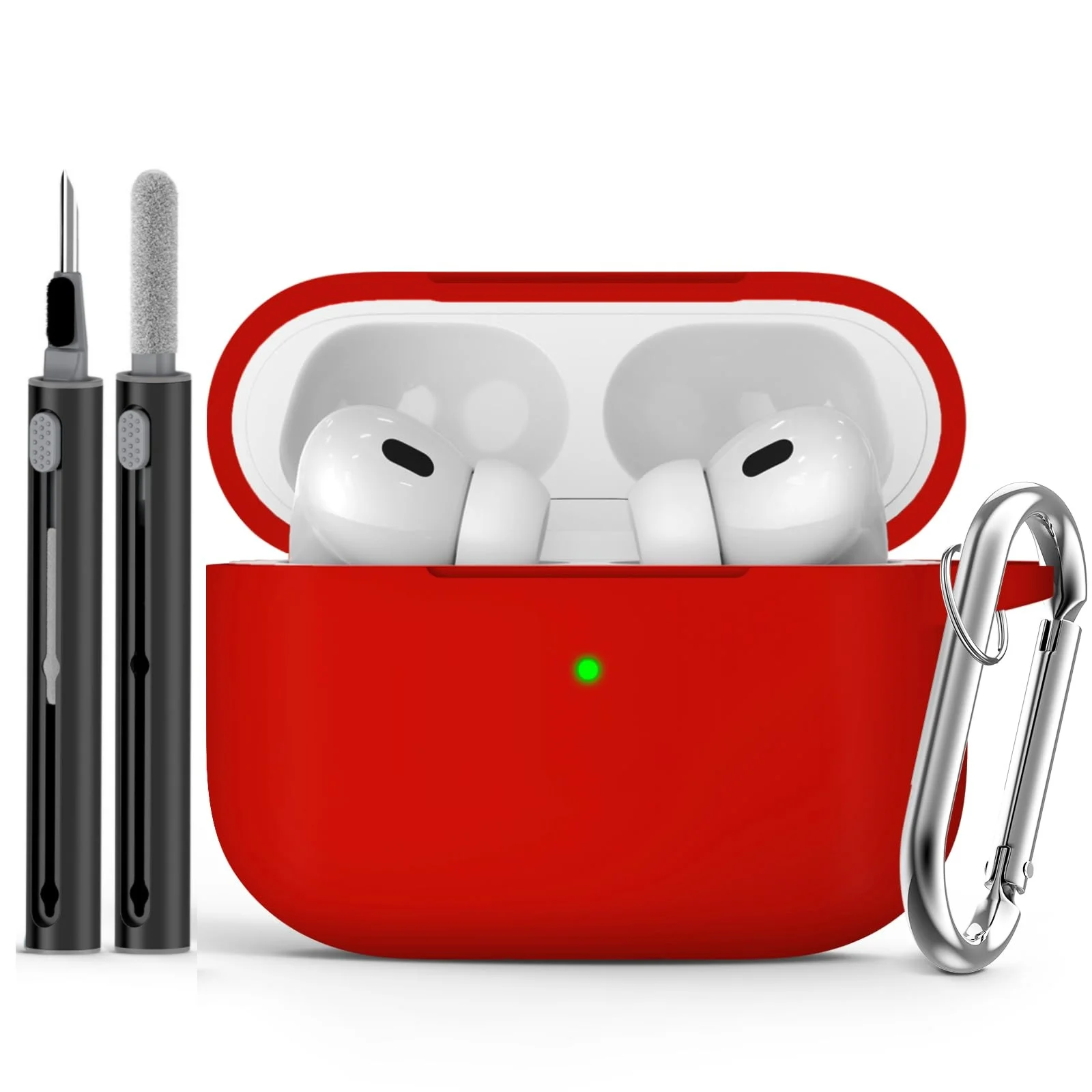 2025 für AirPods Pro 3. Generation Hülle Weiche Silikonhülle für AirPods Pro 3, Schutzhülle mit Reinigungsset für AirPods Pro 3 – Detail 19