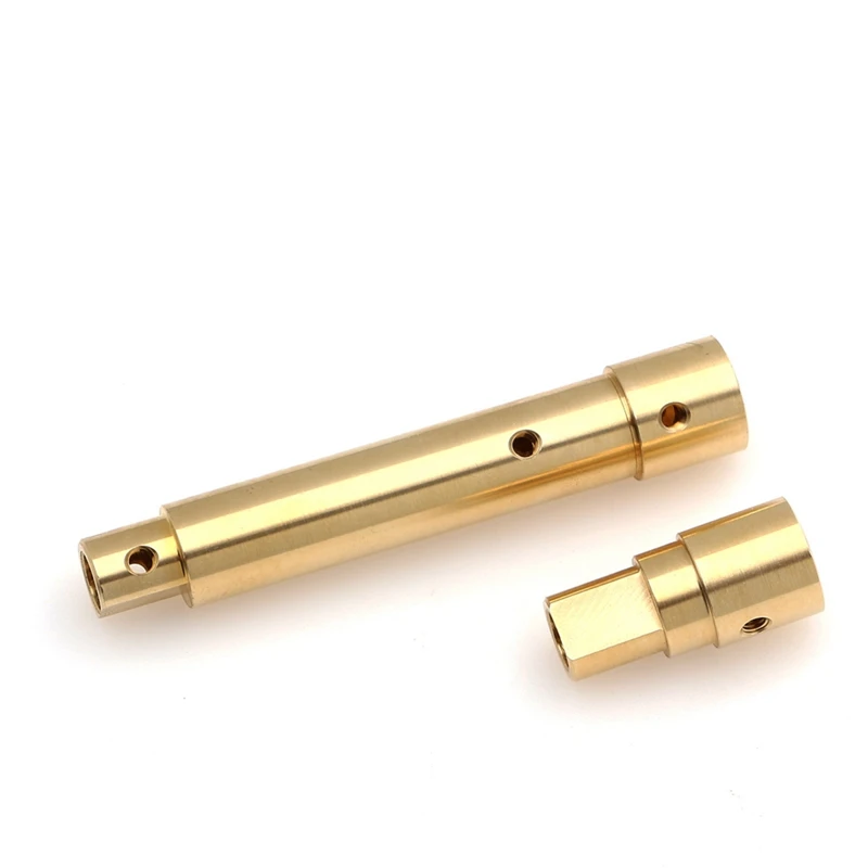 Brass Front Axle Tube Brass Front Axle Tube Metal For Axial SCX10 PRO 1/10 RC Crawler Car Upgrade Parts Accessories